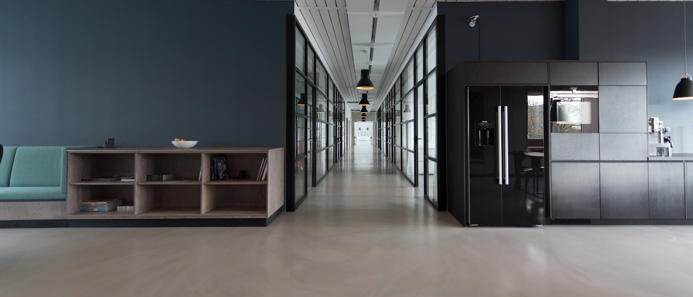 Modern office workspace